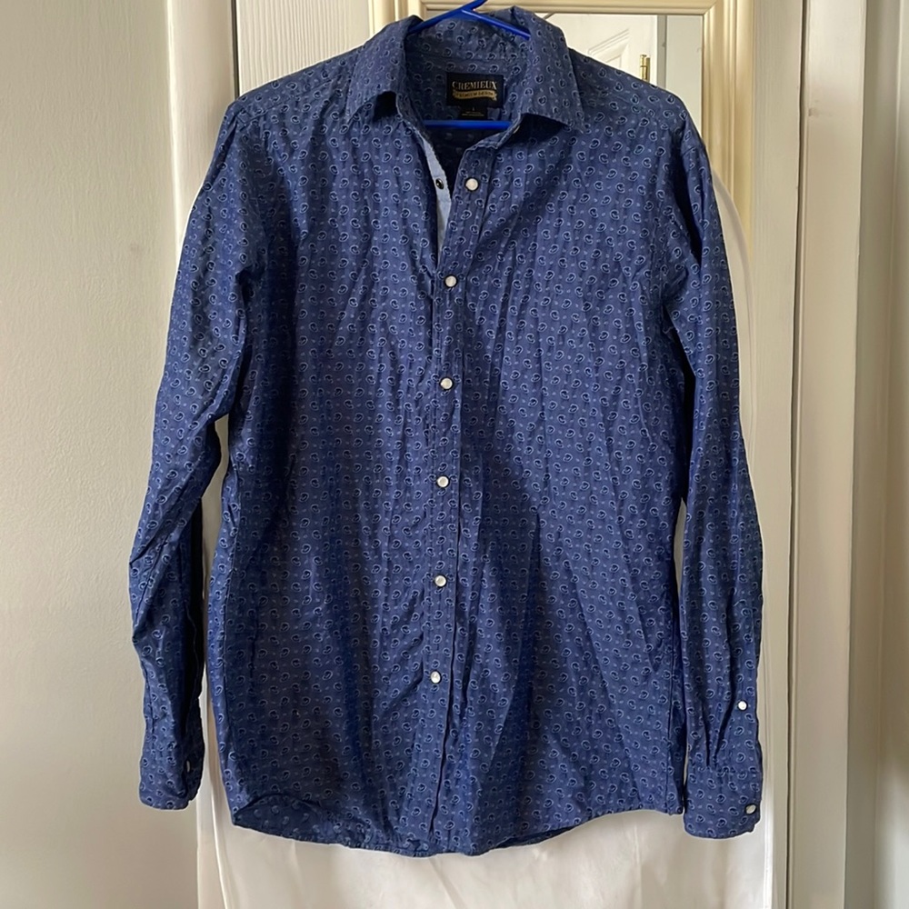 Cremieux Premium Denim Pearl Snap Shirt
